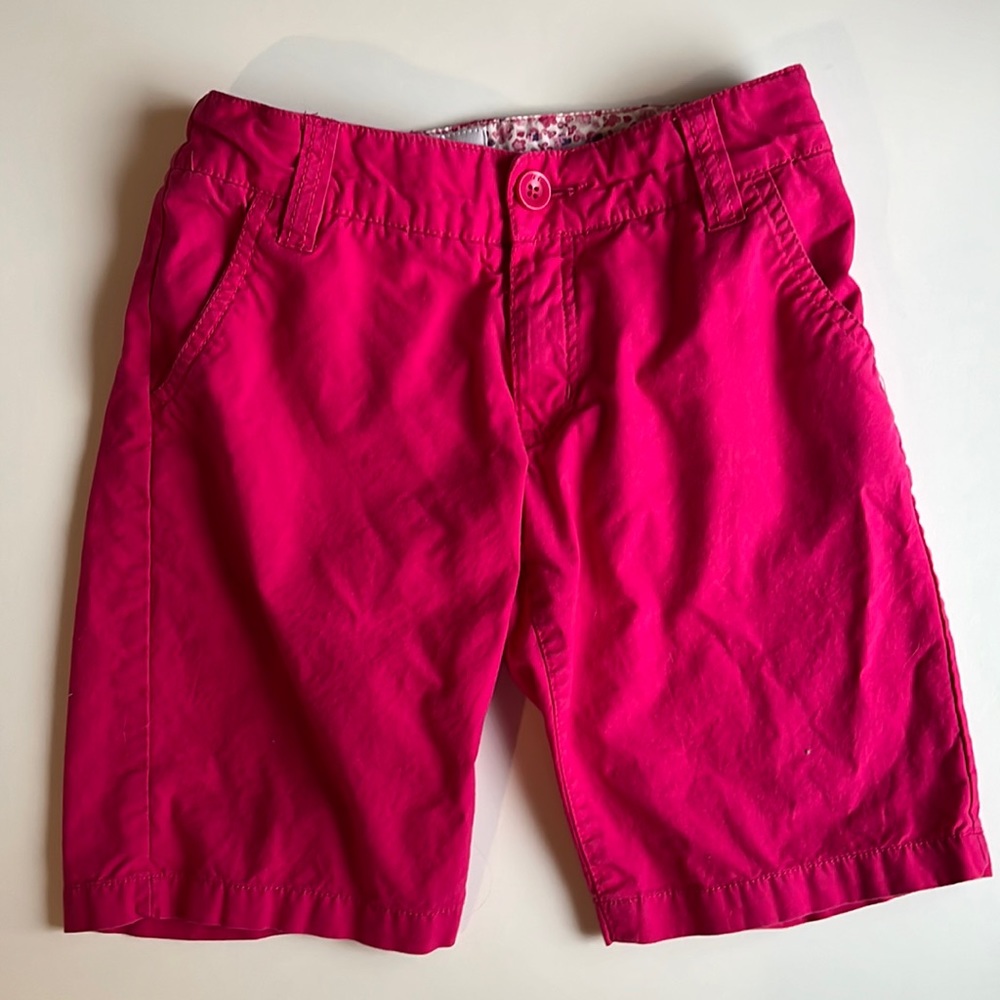 Girls shorts with adjustable waist